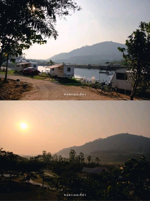 นอนรถบ้าน..ตั้งแคมป์กลางหุบเขาที่ สวนละไม จ.ระยอง