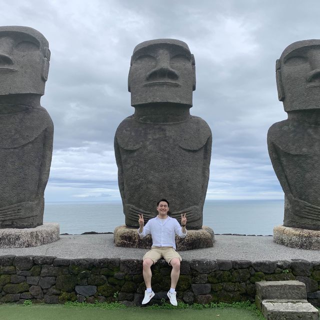 일본에서 만나는 모아이 석상🗿