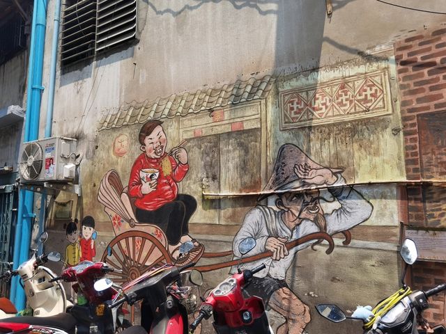 湄南河岸邊～Talad Noi 街頭壁畫區