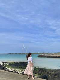 바다색이 에메랄드 색인 김녕해수욕장🌊😇