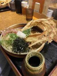 【福岡/博多】ボリューミーな天ぷらが圧巻😳つるっと食べる九州うどん