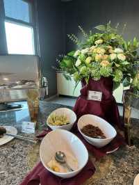 Simple yet filling buffet breakfast
