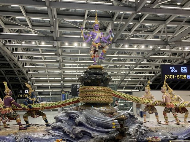 タイ　タイ観光　タイ　スワンナプーム国際空港の制限エリアが凄いぞ！
