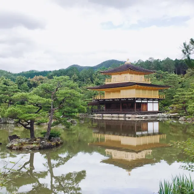 ［京都］金閣寺（鹿苑寺）｜金光閃閃的世界遺產