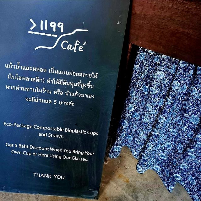 ดื่มกาแฟแลธรรมชาติ ที่ >1199 Cafe' - เชียงใหม่
