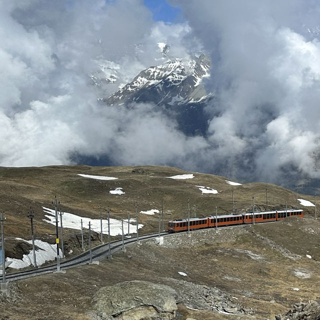 Cloudy day in Gornergrat