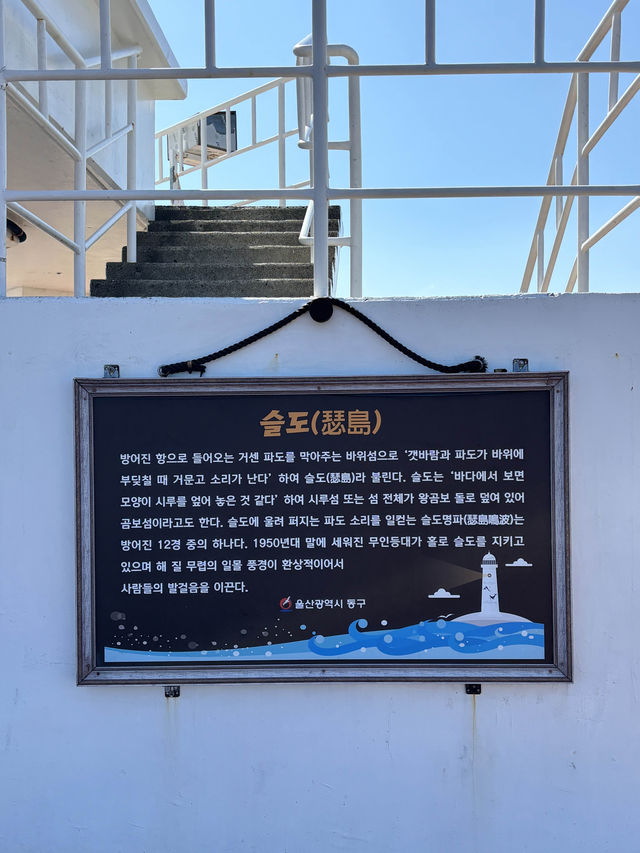 동해 바다를 한눈에 바라볼 수 있는 울산 슬도💙