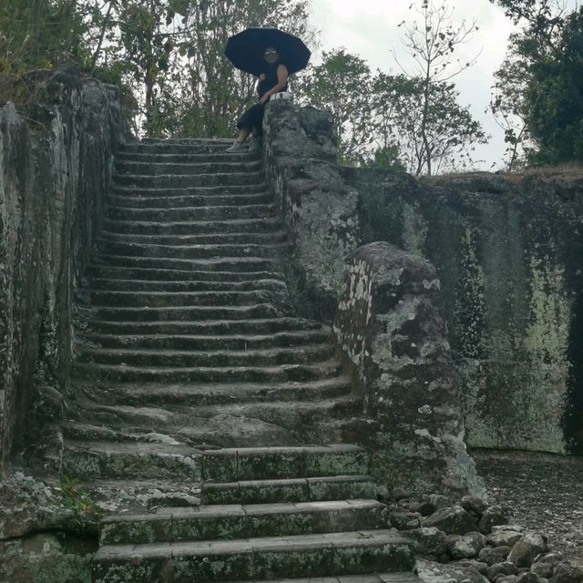 Ancient mountain carved palace 