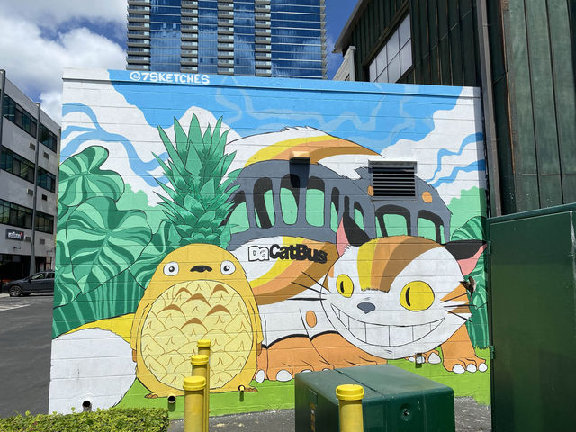 【ハワイ🇺🇸】カカアコのすごすぎるウォールアート🎨