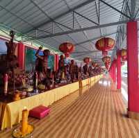 Temple with Teak Wood Deities 