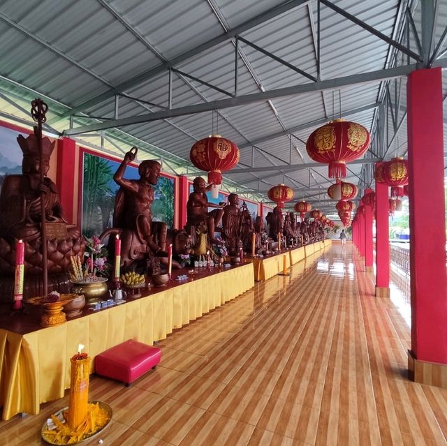 Temple with Teak Wood Deities 