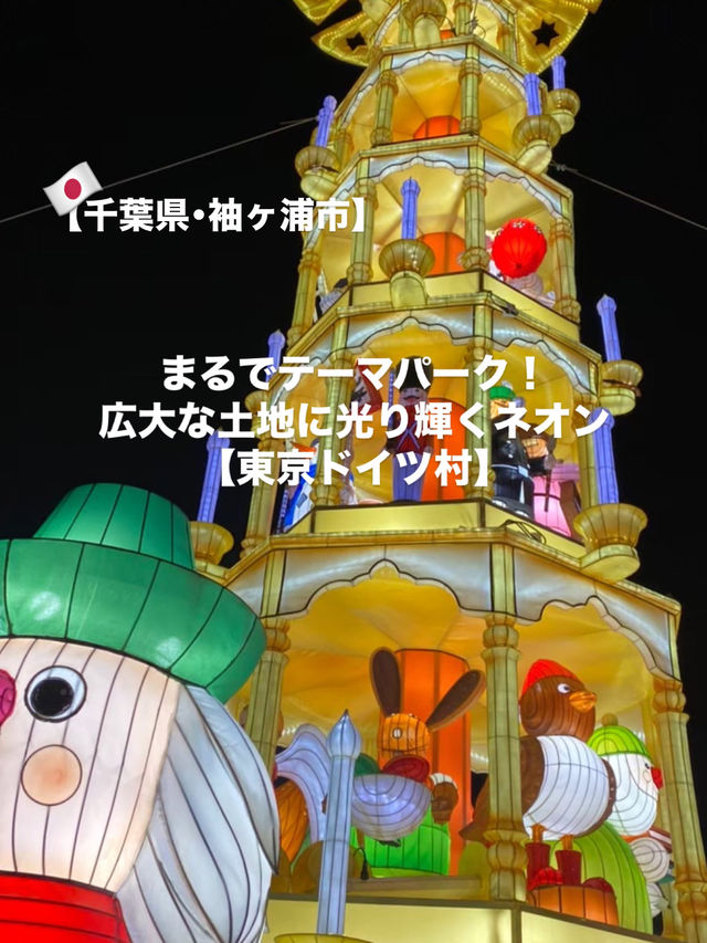 【袖ヶ浦市】まるでテーマパーク！光り輝く東京ドイツ村