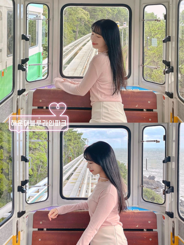 釜山旅行絕對不能錯過的天空膠囊小火車🤍