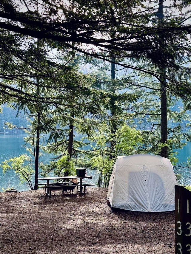 A wonderful camping in park ❤️
