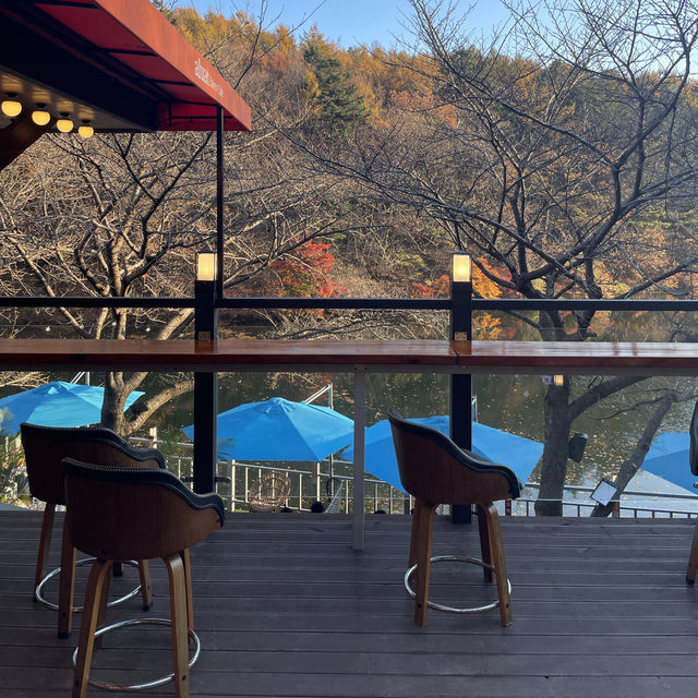 단풍뷰 저수지 카페 용인 알루엣베이커리🥖