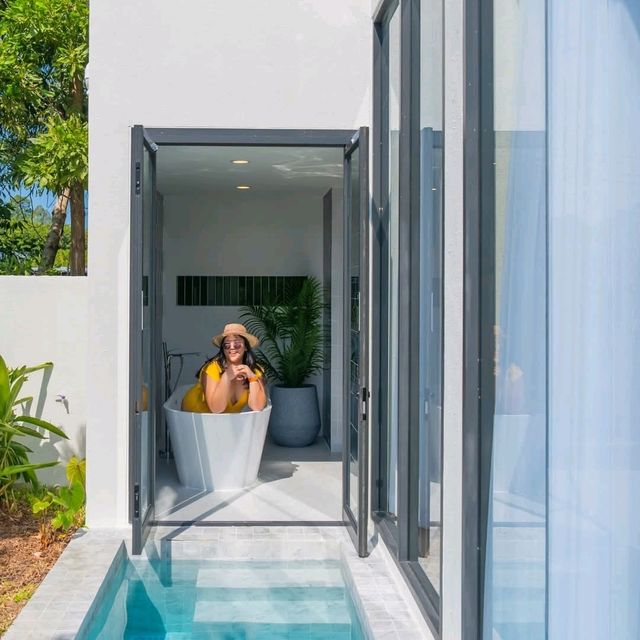 PoolVillaจันทบุรี สีสันสดใสน่ารัก Maldinavian