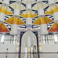 Magnificent architecture of The 99 Domes Mosque in Makassar City, South Sulawesi 🇮🇩