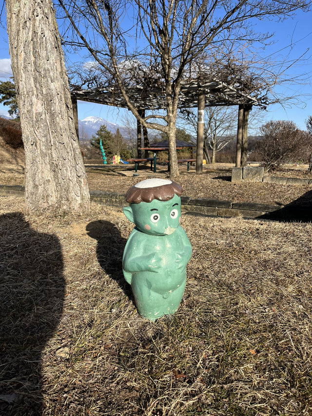 【立科町🇯🇵】龍がモチーフの複合遊具がある運動公園！🐉