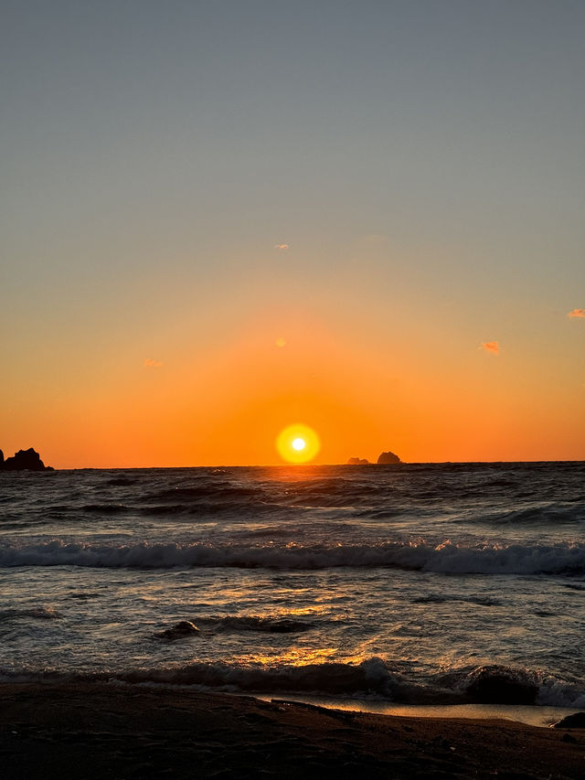 【神津島】前浜海岸の絶景サンセット🌅