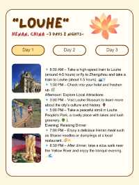 Louhe, China 3-Day itinerary