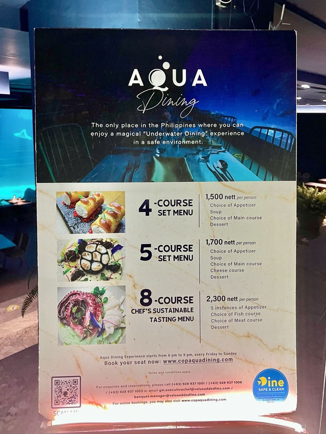 A Unique Dining Experience at Aquadining by Cebu Ocean Park