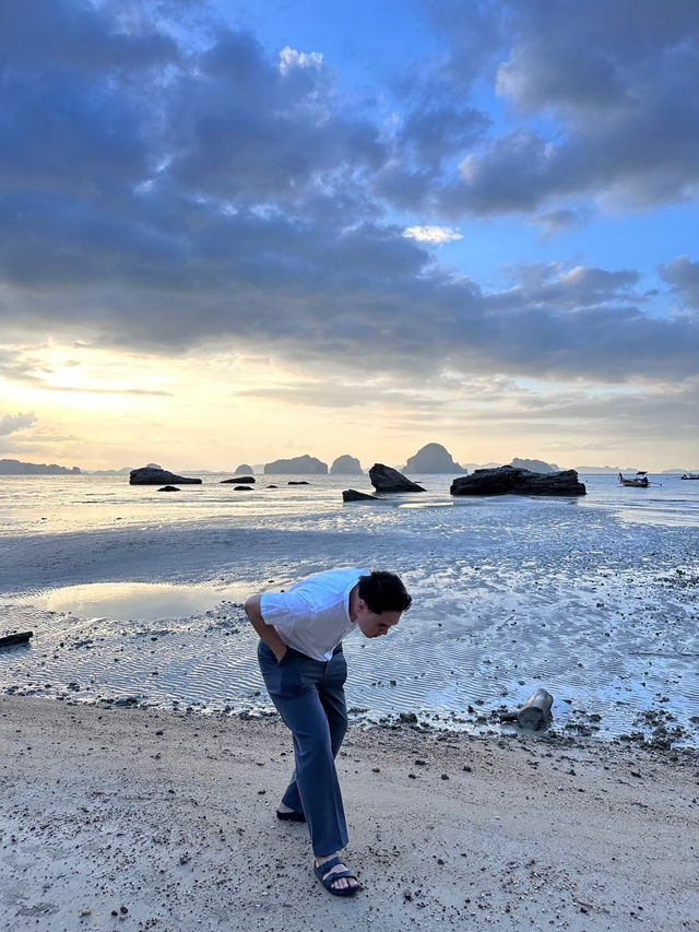 หาดที่บรรยากาศดีและโรแมนติก หาดทับแขก กระบี่ 