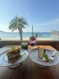 【山口グルメ】すぐ目の前が海🌊最高のロケーションのトレーラーカフェ☕️