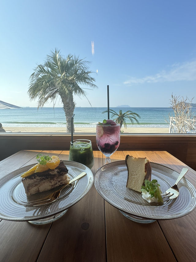 【山口グルメ】すぐ目の前が海🌊最高のロケーションのトレーラーカフェ☕️