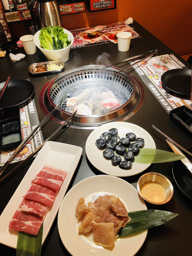 很新鮮🥰很舒適的一個燒烤店🥳