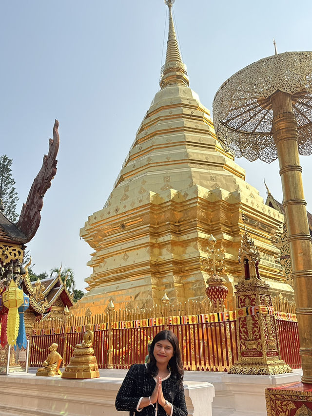 ⭐️ พิกัดวัดดังสายมูใน 1 วัน @เชียงใหม่ ⛰️🍃✨