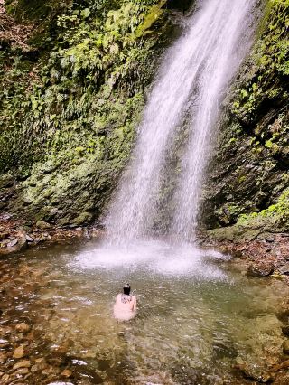 น้ำตกสปิริเต็ดอะเวย์ ⛩️ เมืองสะพานแขวนมิยาซากิ