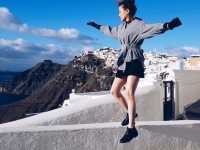 Honeymoon in Blue & White: Santorini Dreams