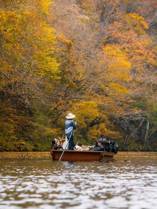 【Iwate・Geibikei Gorge】A serene river journey as the boat glides slowly