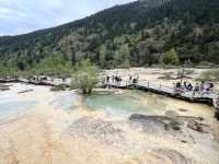 🏞️ Huanglong National Scenic Area – Fairyland at 3,500m Altitude