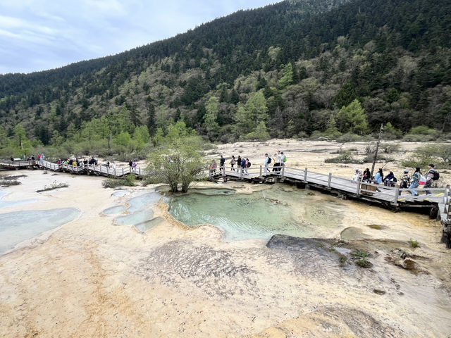 🏞️ Huanglong National Scenic Area – Fairyland at 3,500m Altitude