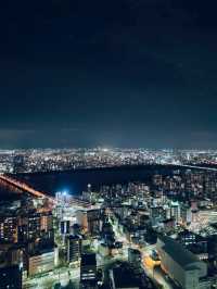 Starlit Osaka: A Night at Umeda Sky Building