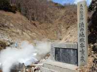 🍃 Jigokudani Funsen Fountain – A Steamy Surprise on the Way to the Snow Monkeys