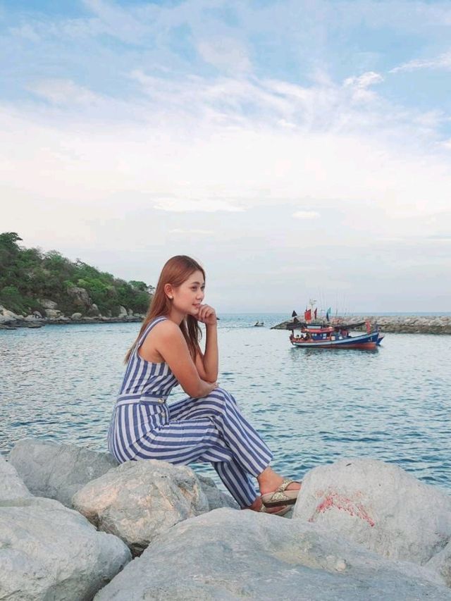 จุดถ่ายรูปท่าเรือเฟอร์รี หัวหิน–พัทยา เขาตะเกียบ