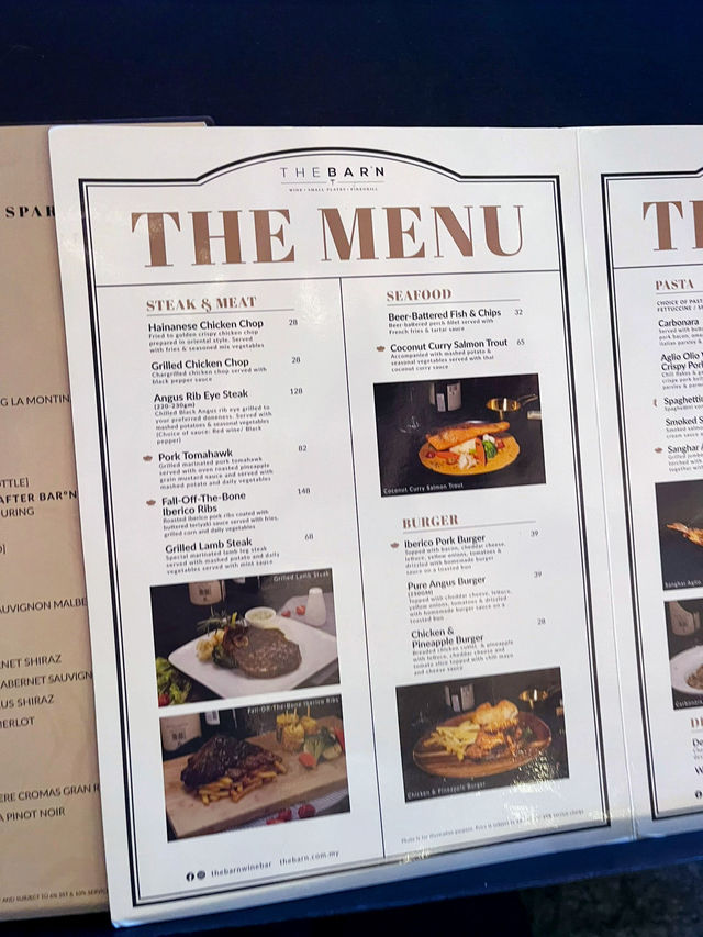 The Barn: Cozy Spot for Western Cuisine, Wine & More