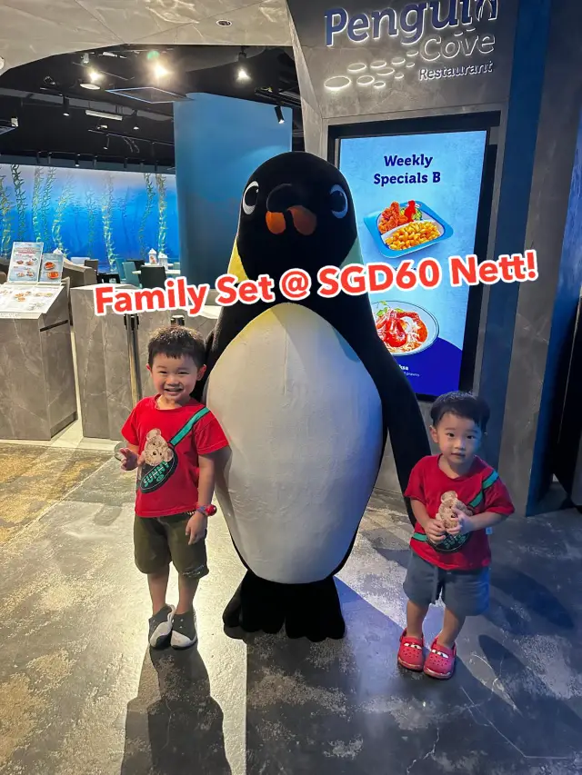 DINE WITH PENGUIN @ SGD60 NETT! 🇸🇬 