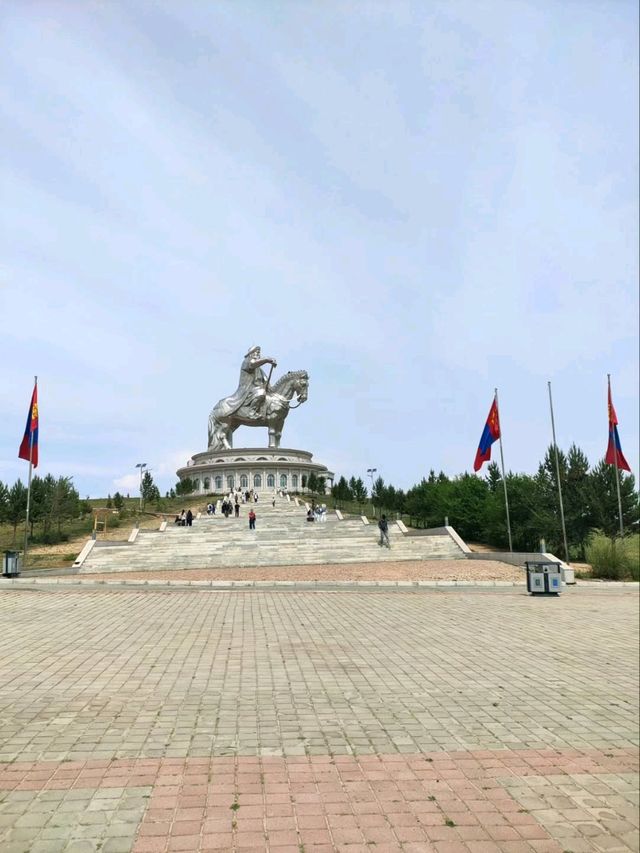 Standing in Awe at the Chinggis Khaan Statue Complex