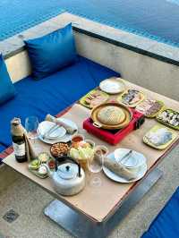 หมูกระทะ กับ วิวหลักล้าน  Conrad Koh Samui