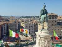 白い宮殿とローマの絶景☀️