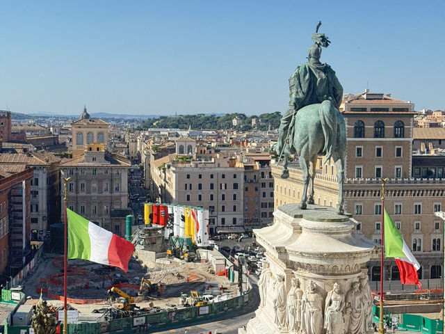 白い宮殿とローマの絶景☀️