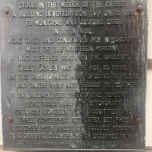 Salem: A town of witchcraft 