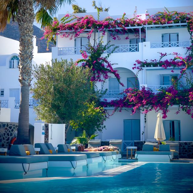 Santorini Kastelli Resort, Kamari Beach 🌴 