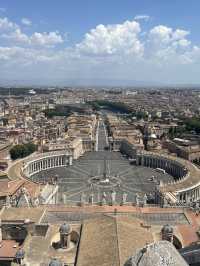 The ancient city of Rome and Vatican