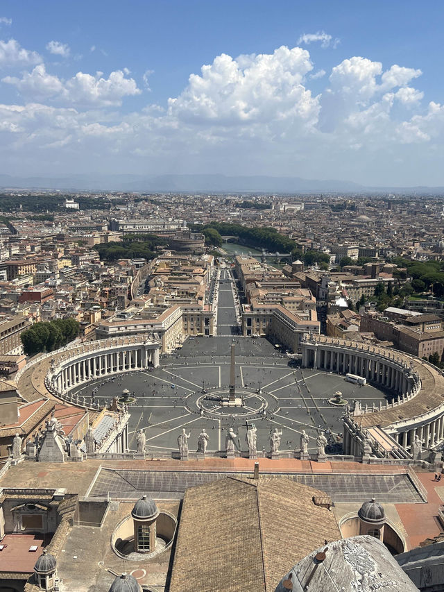 The ancient city of Rome and Vatican