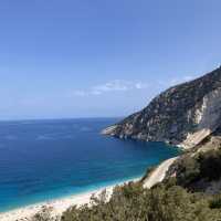 Myrtos is the beach to visit 