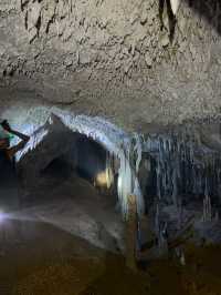 Maze of one of the biggest caves in Southern Thailand
